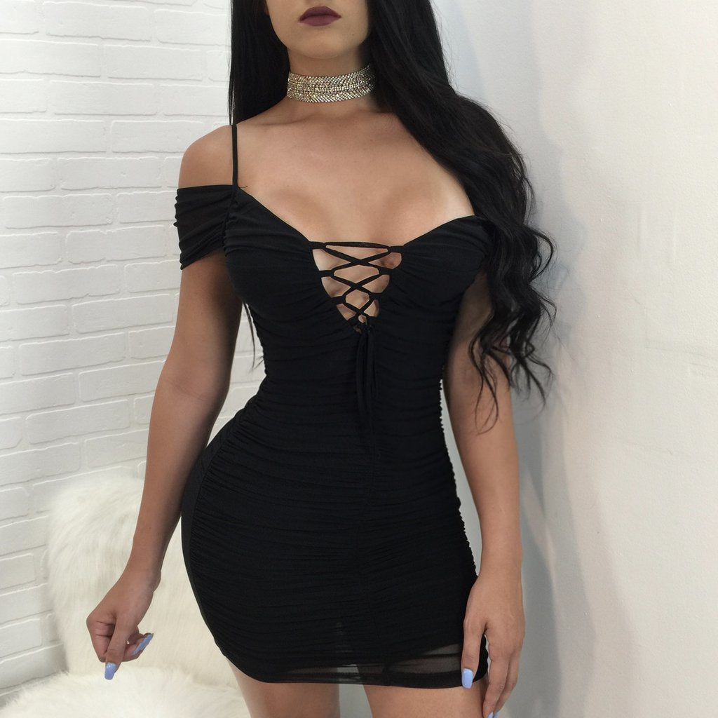 Women's Sexy V-Neck Dress