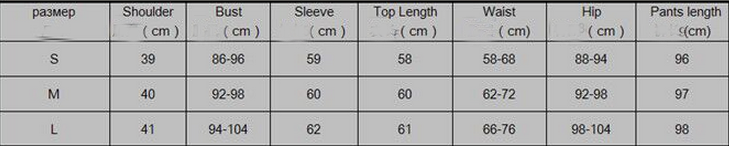 Casual long-sleeved two-piece