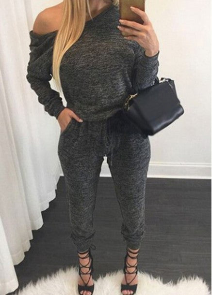 FASHION LONG-SLEEVED JUMPSUITS
