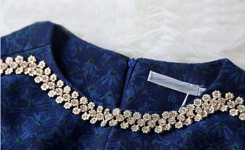 Sweet Embroidered Sleeveless Dress