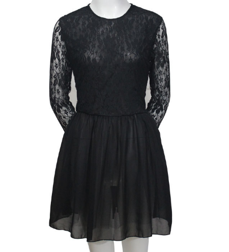 Slim Lace Princess Dress