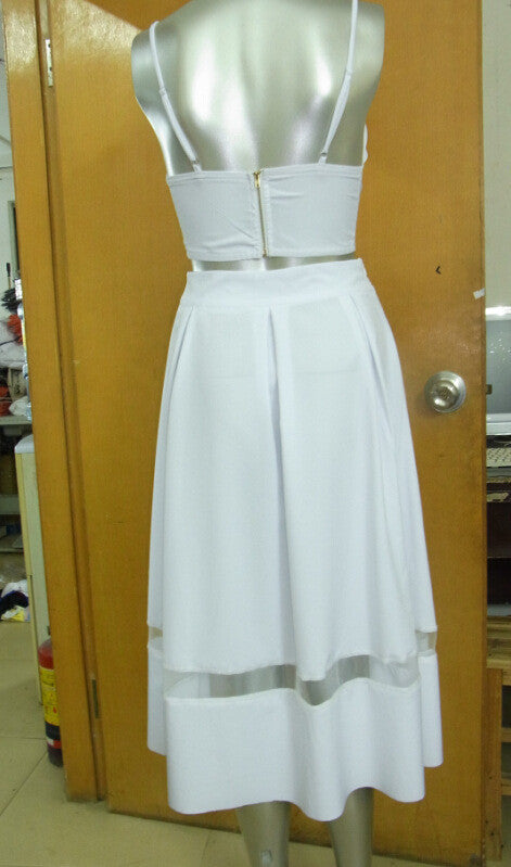 STITCHING LACE DRESS