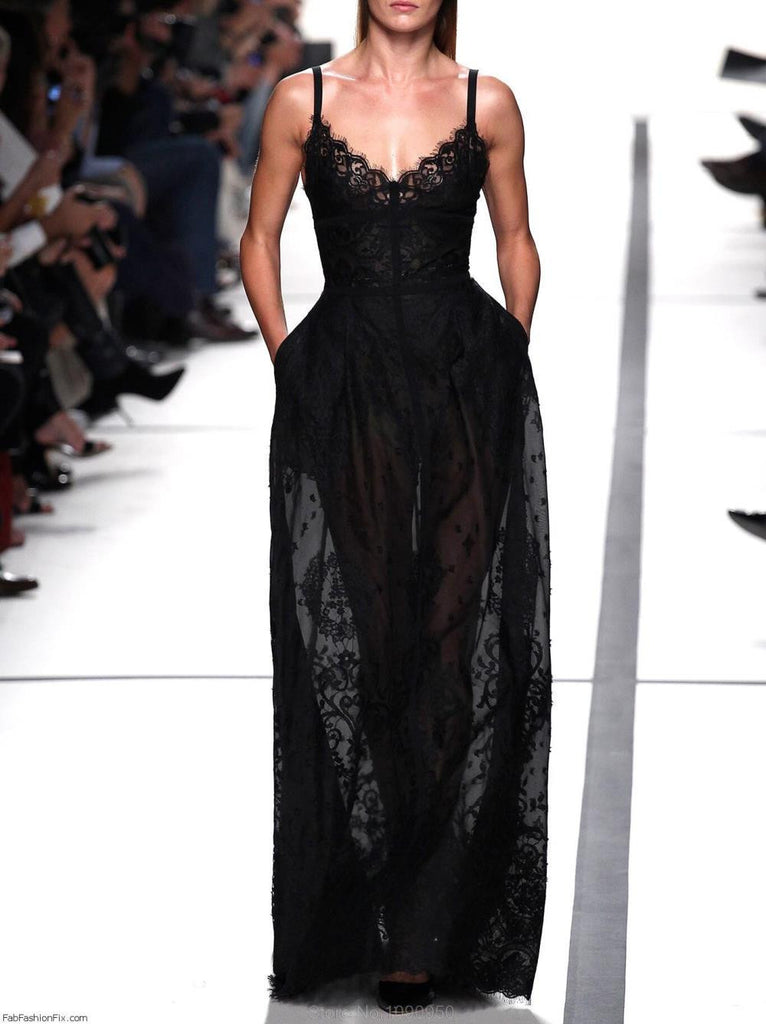 Fashion Slim Lace Dress