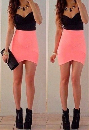 Fashion V-Neck Package Hip Dress