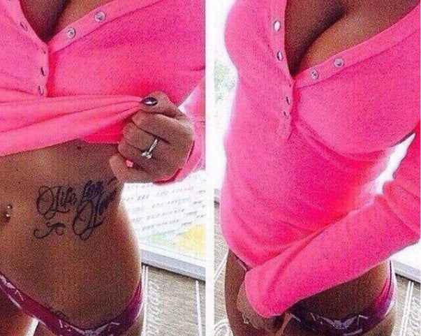 Sexy Long-Sleeved T-Shirt