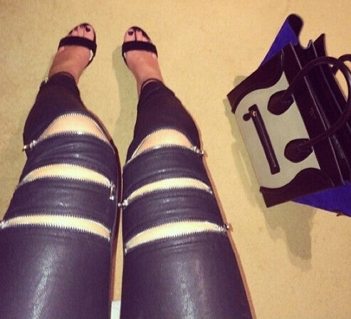 Fashion Zipper Pants