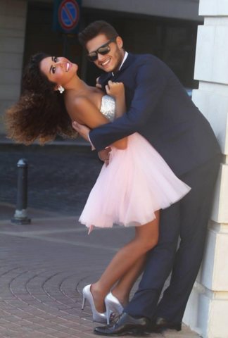 SEXY SEQUINED BOWKNOT HIGH WAIST DRESS