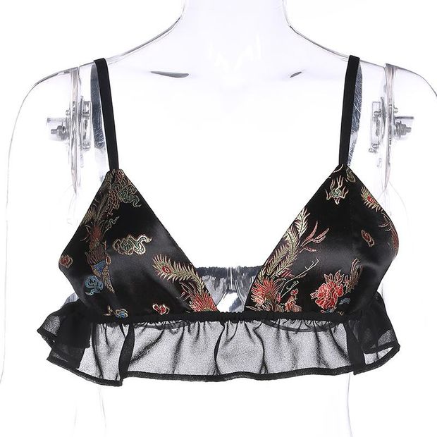 Cute Hot Deal On Sale Sexy Embroidery Bra Exotic Lingerie