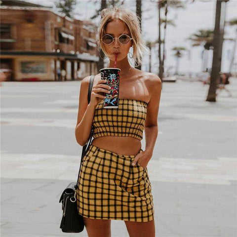 Fashion printed Two-piece shorts