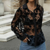 Black Elegant Long Sleeved Shirt