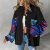 Temperament Bead Splicing Long Sleeved Jacket