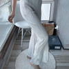 Temperament Striped Casual High Waisted Pants