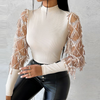 Temperament Women'S Long Sleeved Sequined Top