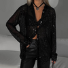 Long Sleeved Cardigan Women'S Shirt