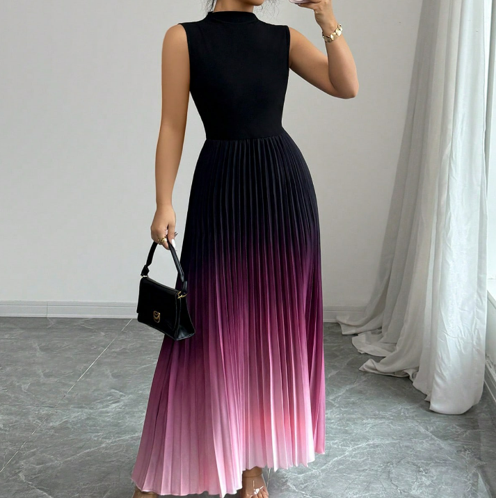 Round Neck Fashion Sexy Sleeveless Dress