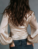Women'S V-Neck Long Sleeved Shirt
