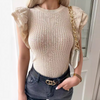 Fashion Temperament Women'S Patchwork Sleeveless Shirt Top