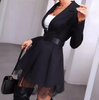 Fashion Sexy Black Long Sleeve Dress