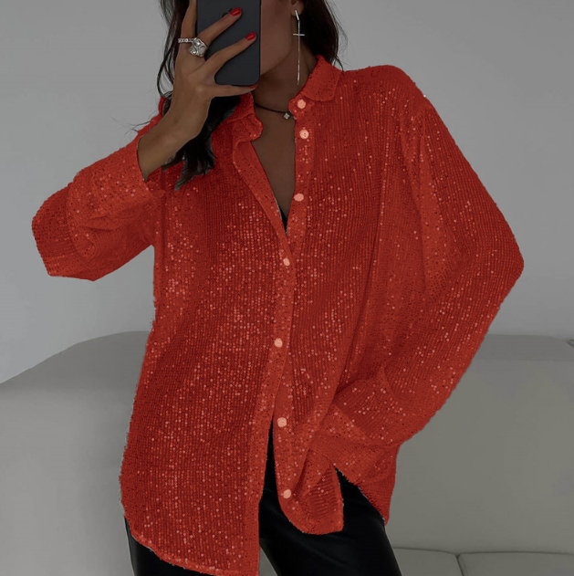 Long Sleeved Cardigan Women'S Shirt