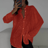 Long Sleeved Cardigan Women'S Shirt
