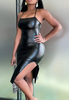 Black Sexy Backless Sling Tight Dress