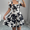 Fashion Sexy Sleeveless Printed Dress