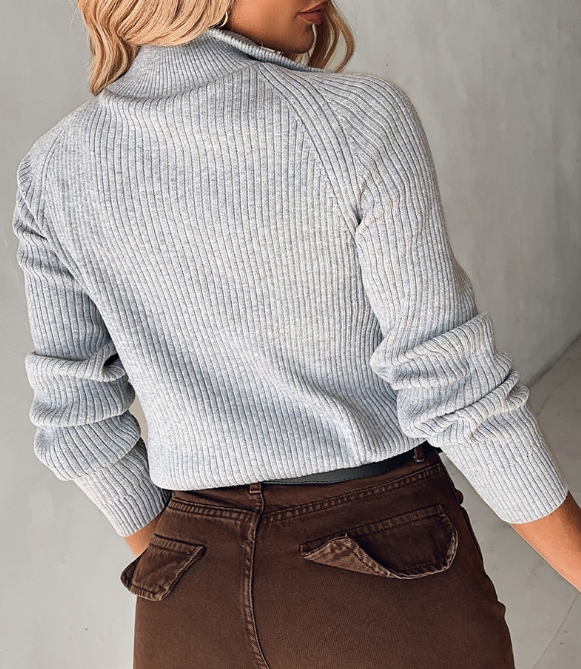 Temperament Women'S Long Sleeved Top