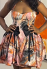 Temperament Bow High Waist Straps Dress