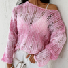 Loose Temperament Long Sleeved Knitted Top