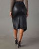 Sexy Temperament Black Skirt