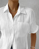 Casual Short Sleeve Buttoned Shirt