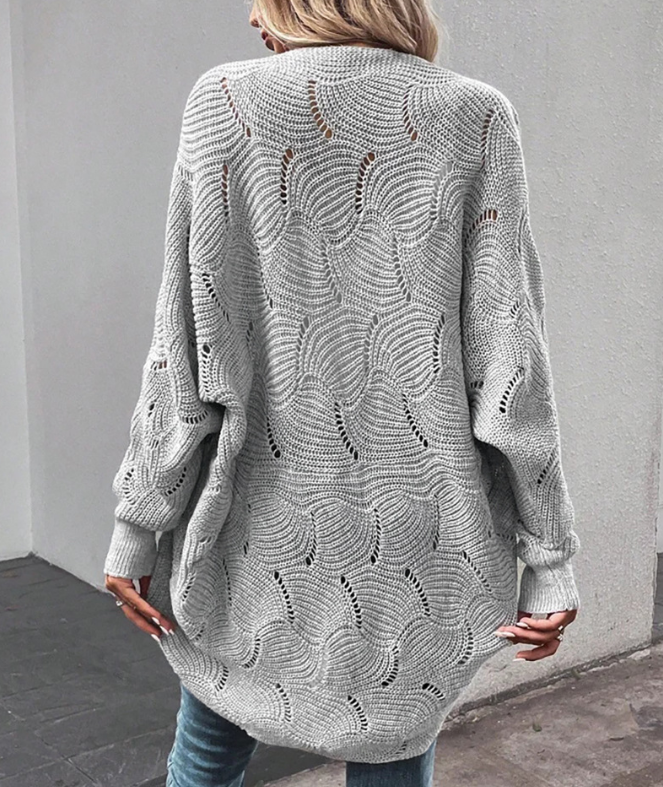 Loose Long Sleeved Casual Cardigan Jacket
