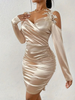 Elegant Lace Tight Fitting Long Sleeved Dress
