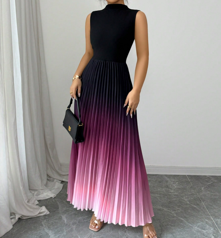 Round Neck Fashion Sexy Sleeveless Dress
