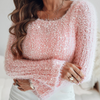 Fashion Pink Long Sleeve Sweater