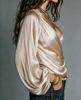 Women'S V-Neck Long Sleeved Shirt