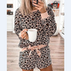 Design Leopard Print Two-piece Set