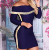 Shoulder Women'S Tight-Fitting Hip Dress