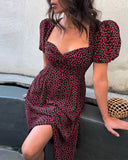 Women's Sexy Chiffon Short Sleeve Dress