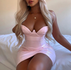 Women Fashion Sleeveless Sexy High Waist Dress