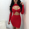 Women'S Sexy Long-Sleeved Women'S Package Hip Dress