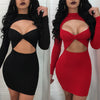 Women'S Sexy Long-Sleeved Women'S Package Hip Dress