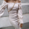 Women'S Long-Sleeved Slim Dress