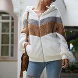 Loose Long-Sleeved Hooded Sweater Coat