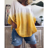 Large Size Women Loose V-Neck T-Shirt