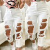 Women'S White Ripped Jeans