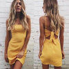 Fashion Butterfly Sexy Backless Strap Dress