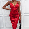 Slim Sexy V-Neck Sling Dress