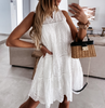 Sexy V-Neck Loose Casual Lace Dress