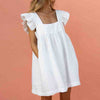 Women Flounced Mini Dress